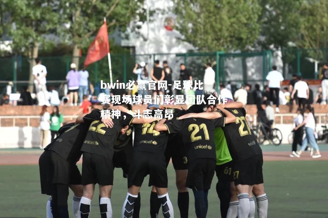 足球比赛现场球员们彰显团队合作精神，斗志高昂